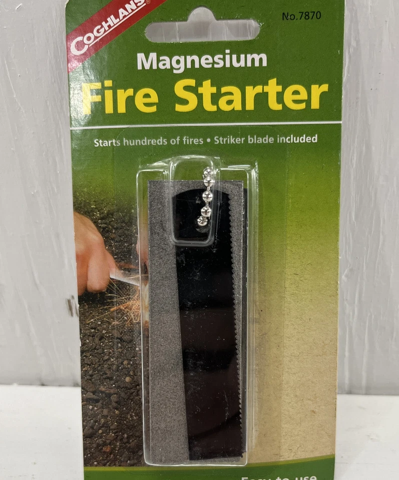 Combo de espejo Coghlans Survival Fire Starter Striker 1005 7870 8501 Foto 2 de 4