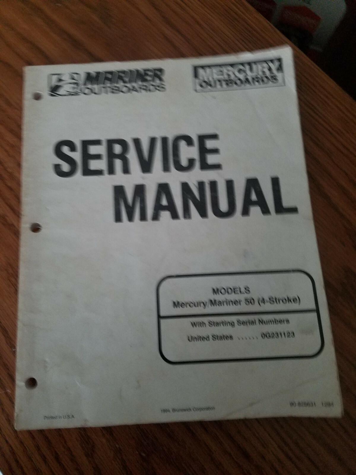 Buy 1995 Mercury Mariner OUTBOARD Service Manual 45-50 HP 4-stroke online |  eBay
