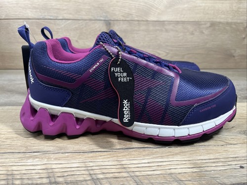 Reebok Zigwild TR2 Work Carbon Toe RB305 Damengröße 10,5 M lila Sicherheitsschuhe - Bild 4 von 10