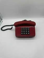 Post Telefon 01LX Rot von 1990, Tasten TAE-Stecker Vintage Retro