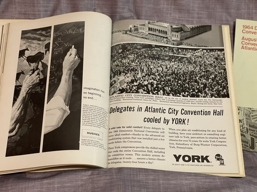 Vintage 1964 Democratic Convention Book and Event Program from Atlantic City NJ - Imagen 7 de 11