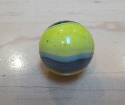 MARBLE KING HYBRID BUMBLEBEE PATCH & RIBBON 7/8" .875" RAINBOW MACHINE MADE MINT - Picture 7 of 8