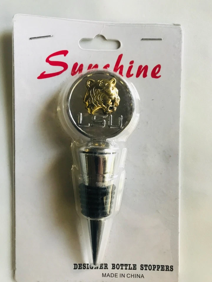 LSU TIGER WINE BOTTLE STOPPER - Image 2 of 2