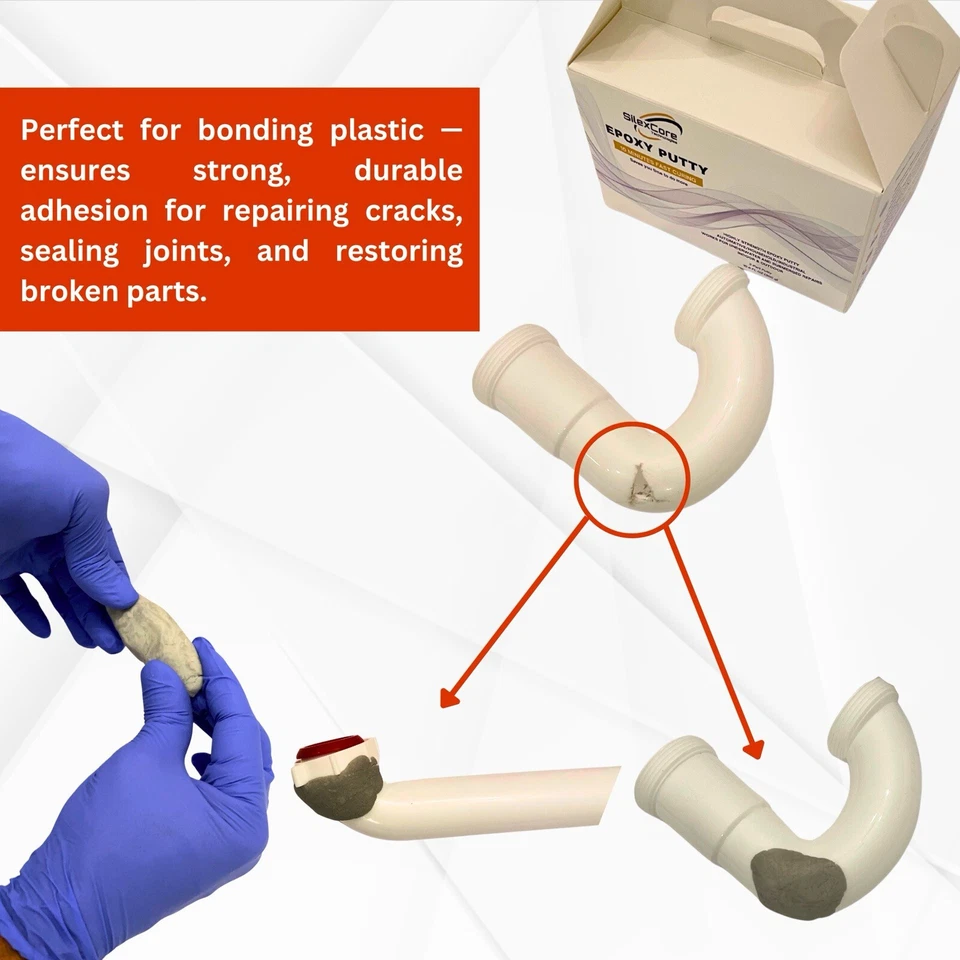 Epoxy Putty, 10-Min Super Fast Cure, Underwater & Above Heavy-Duty Adhesive 280g - Image 4 of 4