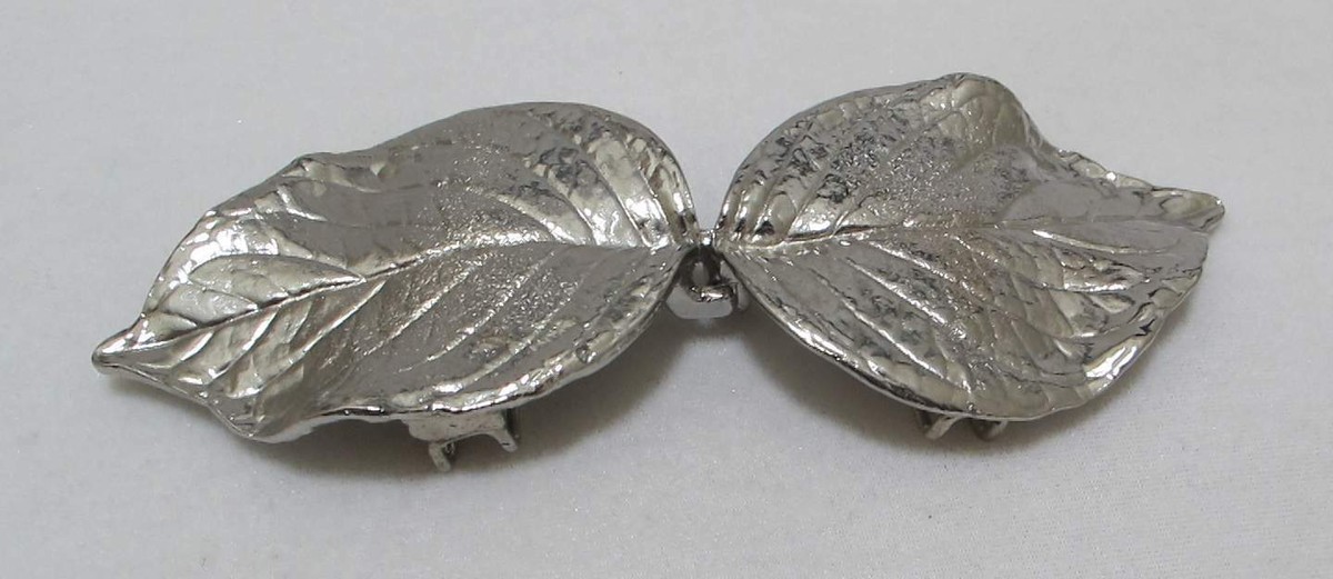 Large Vtg MIMI DI N Signed Dated 1981 Silver Tone Double  display picture 3