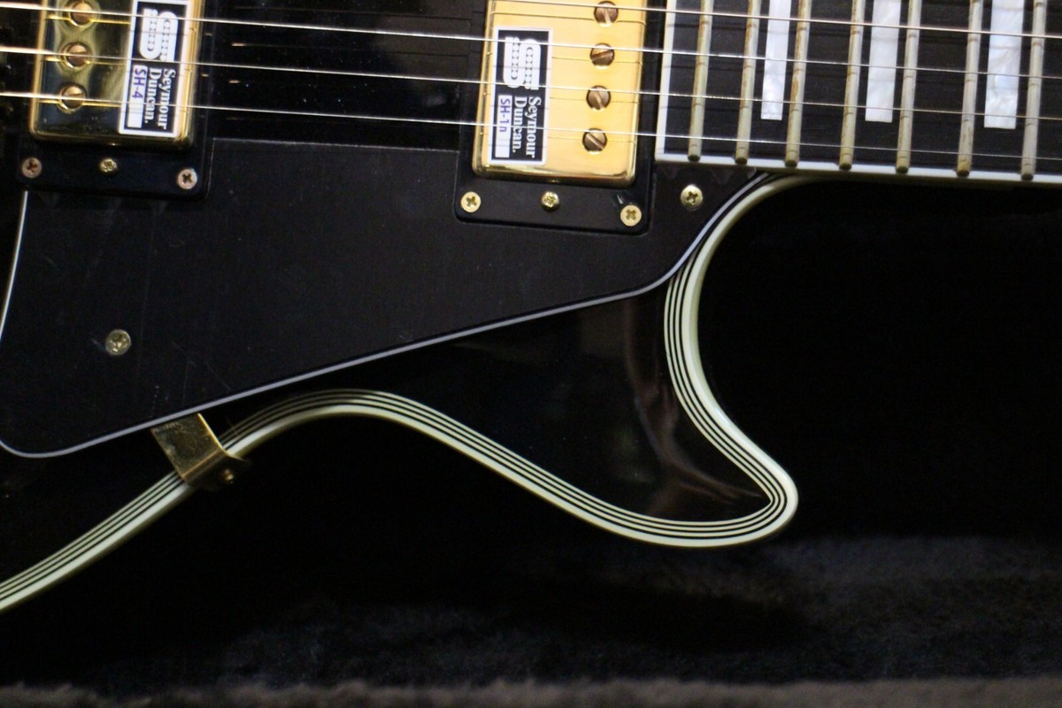 Open Box Edwards E-LP-130CD BLK Black Electric Guitar GT404 250410