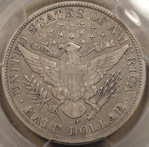 1906-O Barber Half Dollar 50c PCGS Certified VF30 - Picture 2 of 4