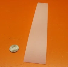 Hdpe White Bar 1/32" (.031") Thick x 1.75" Wide x 12" Long, 24 Pcs, 24 Ft Total