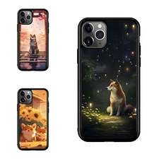 shiba inus sunflower fields Lightweight For Apple iPhone Samsung Galaxy Motorola