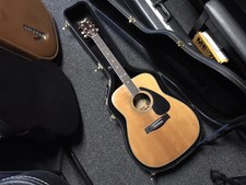 Yamaha Fg365s Acoustic Guitar Made In Taiwan 1977-1981 Very Good With Hard Case