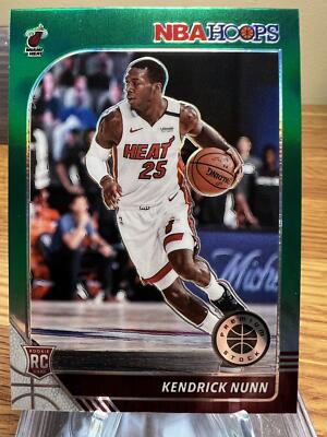 2019-20 Hoops Premium Stock #250 Kendrick Nunn Prizms Green