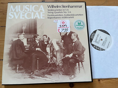 CAP 120-03 Wilhelm Stenhammar String Quartets 1-6 3 LP Box Set