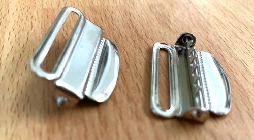 4pcs Metal Buckle with Slider Teeth Adjuster Belt DIY Bags 1’ 24mm 30Mm - Picture 4 of 4