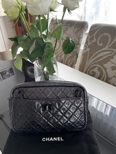 Orig. Chanel 2.55 Vintage  Tasche mit Kette schwarz/grau  1A Zustand