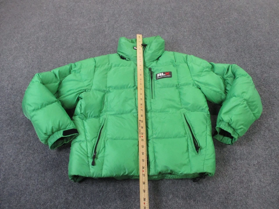 Chaqueta Ralph Lauren Para Hombre L Verde Plumón Puffer Acolchada Rendimiento Aire Libre RLX Foto 3 de 4