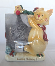 NEW Christmas Cat Picture Frame 4x6 - Meowwy Christmas 
