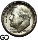 1950-S Roosevelt Dime, Solid Gem BU++