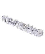 Lillian Rose Silver Sequin Wedding or Prom Garter