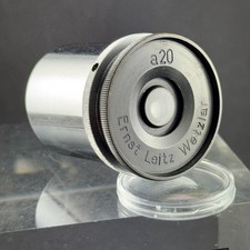 ultra rara lente microscopio oculare LEITZ a20 obiettivo oculare zeiss vintage