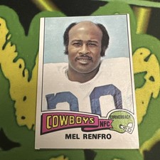 1975 Topps - #428 Mel Renfro HOF