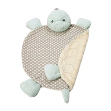 Nate Jules Tummy Time Matt, Plush Turtle Playtime Blanket 20" 20" NEW