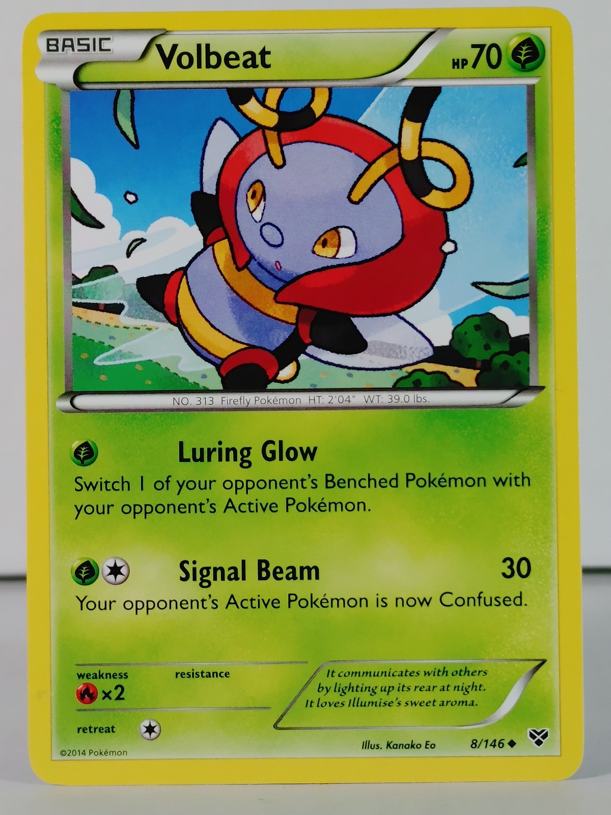Volbeat - POKEMON - XY Base 8/146 - Non Holo - NM -A
