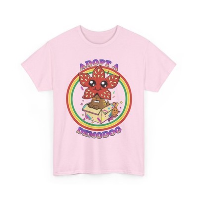T-shirt Stranger Things Adopt A Demodog 100% cotton +colors sizes S-XL++ unisex
