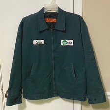 Red Kap Mens Urban Outdoor Work Jacket L Teal Green Americana Curtis KTG USA