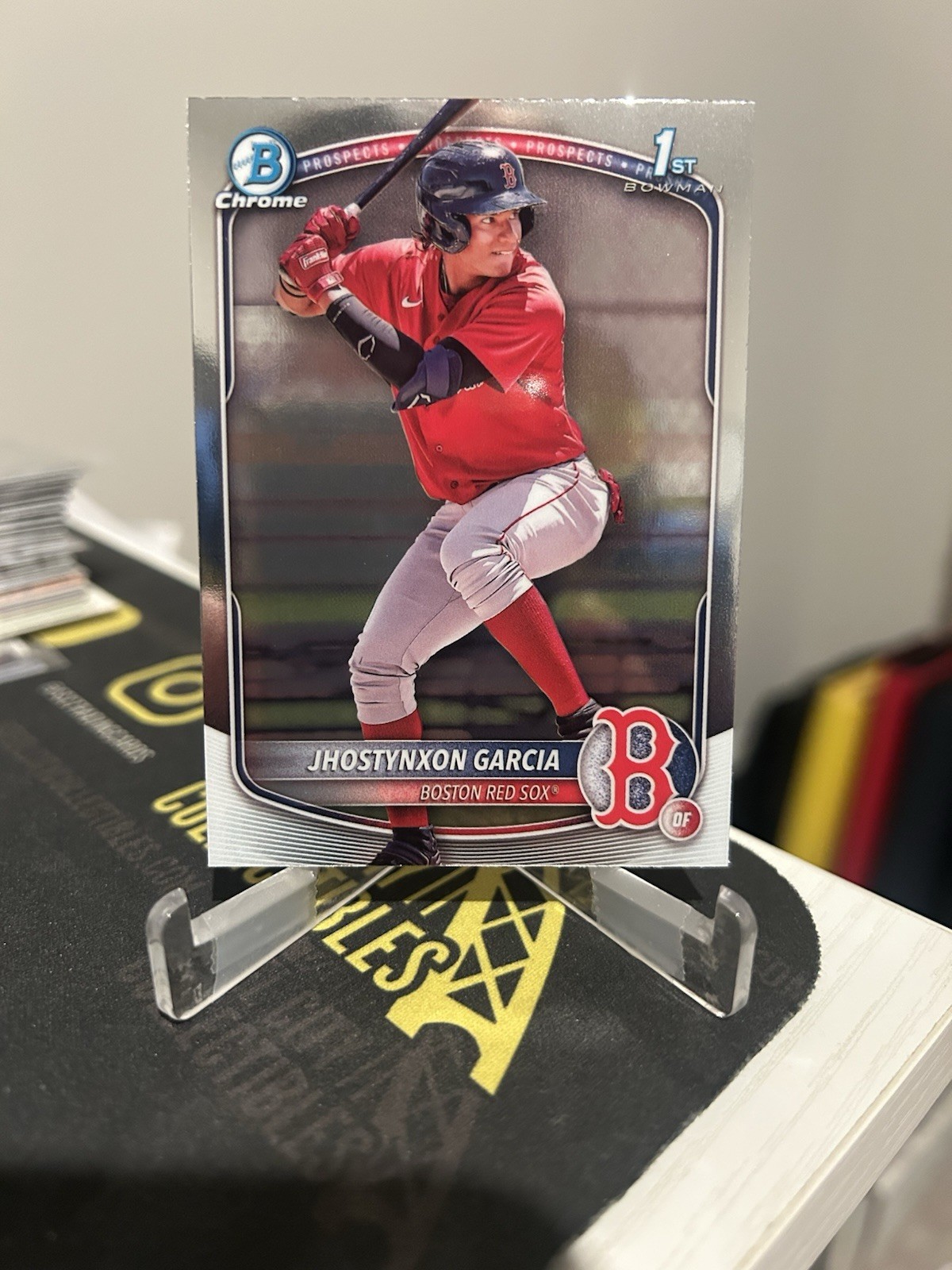 2025 Bowman Chrome Jhostynxon Garcia 1st Bowman Prospects Card No. BCP-43