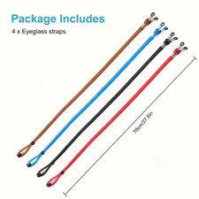 Universal Glasses Lanyard 4 Pack Daily Travel Safe Comfortable Strap Cord Fit