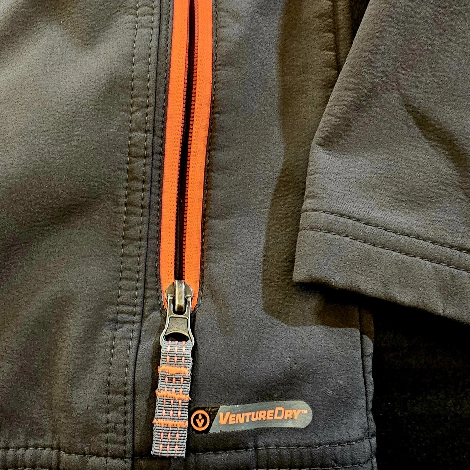 Champion CG Juvenil Sudadera con Capucha Talla Mediana 8/10 Gris Cremallera Completa Chaqueta Niños Resistente Foto 3 de 4