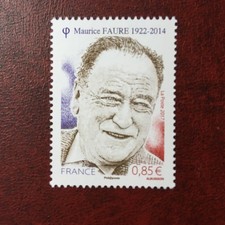 France 5134 ** Maurice Faure Resistant  en 2017