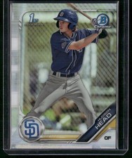 2019 Bowman Draft #BDC-69 Hudson Head Chrome Refractor