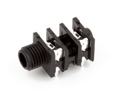 Fender Mono R/A Amp Jack, 4-Pin with Nut  Washer