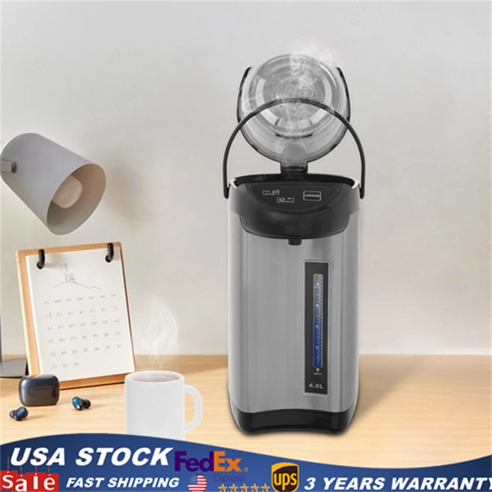 4L Electric Water Boiler Kettle Hot Water Dispenser 304 Stainless Steel 750W