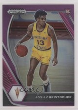 2021 Panini Prizm Draft Picks Variation Purple 16/75 Josh Christopher #22 1mx6