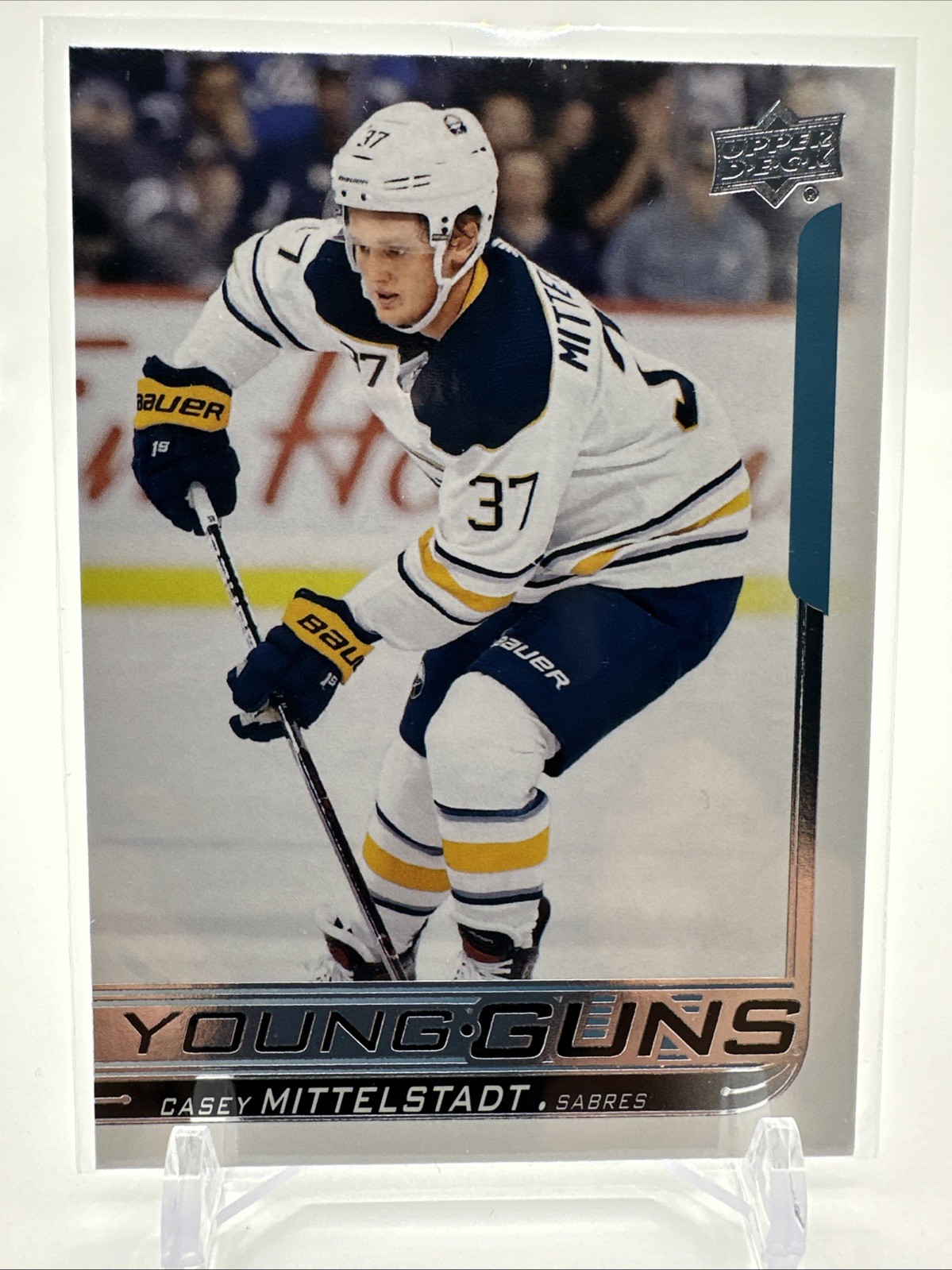 2018-19 Upper Deck UD Young Guns YG Casey Mittelstadt Rookie Card RC #453 Sabres