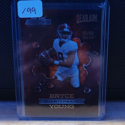 2021 Wild Card Alumination Dead Aim Gold-Holo-Lux Bryce Young ANDA-3 /99 RC