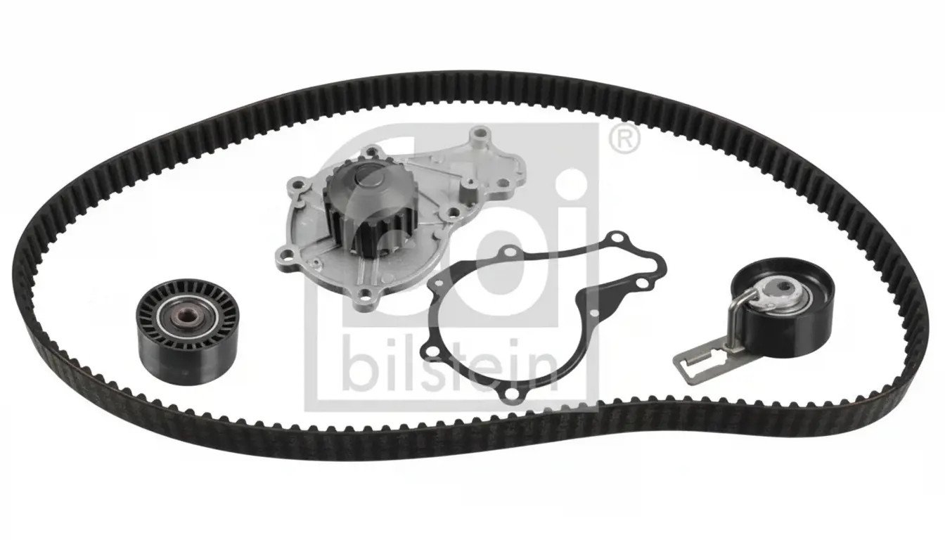 Kit de distribution + pompe à eau 102203 FEBI BILSTEIN pour FORD CITROËN PEUGEOT