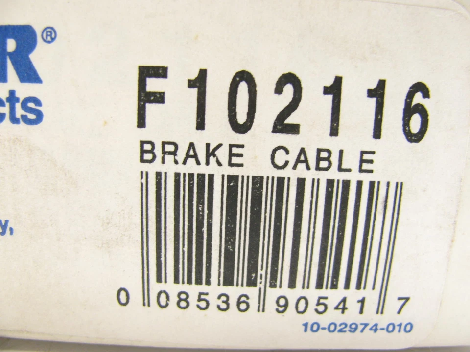 Cable de freno de estacionamiento intermedio Wagner F102116 para Mercury Cougar XR-7 1981-82 Foto 2 de 2
