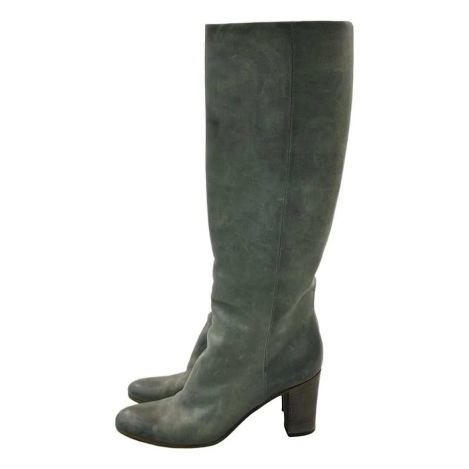 Botas Largas de Cuero Maison Margiela para Mujer TALLA 37 (L) Daños Detalles Superficie: 5 Foto 2 de 4