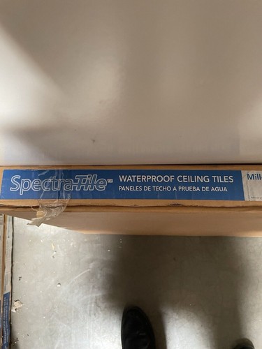 1 cs of 12 Ceiling Tiles 2’x2’ 48 sqft Waterproof Diamond Pyramid Texture - Picture 8 of 10