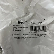 Trex Transcend Horizontal, Vintage Lantern Item Number VL00HGASK