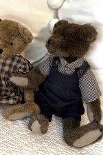 Boyd  s Bear Cornwallis Collectable Teddy Bear with Blue Overalls