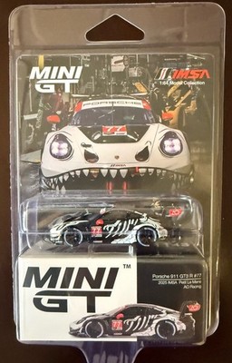 Mini GT Porsche 911 GT3 R#77 2025 IMSA Le Mans AO Racing Skeleton #1143  IN-HAND
