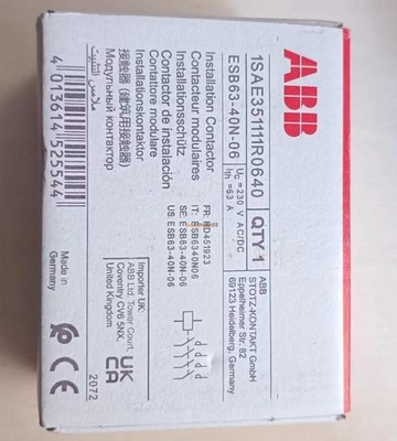 1PC New   ESB63-40N-06 Installation Contactor 230V AC/DC 1SAE351111R0640 #zn