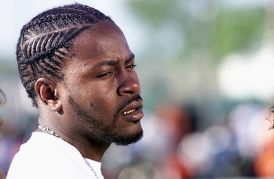 Trick Daddy on set while filming his new video for 'I'm a Thug' in- Old Photo 17