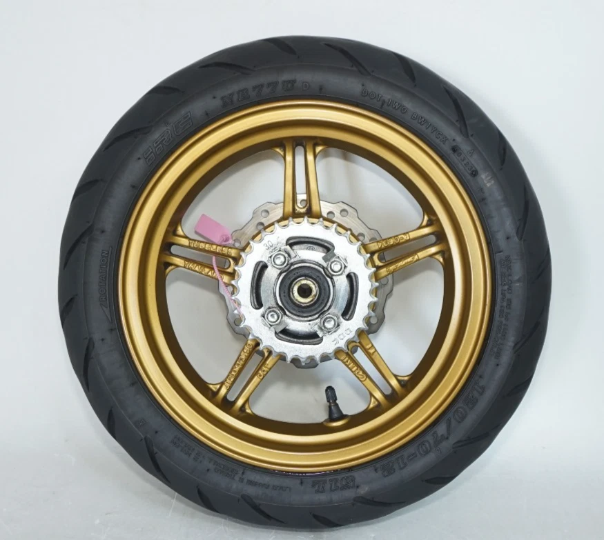 Piñón de rotor de neumático RIm rueda trasera Kawasaki Z125 Pro 2023 17-23 284735 OEM Foto 2 de 4