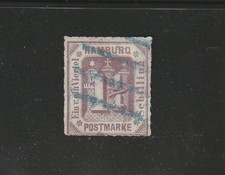 DV 13) HAMBURG 1866 Mi# 20 a o