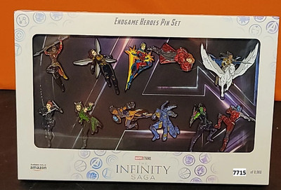 Disney Infinity Saga Endgame Heroes 11 Pin Set Amazon Exclusive Limited Edition 
